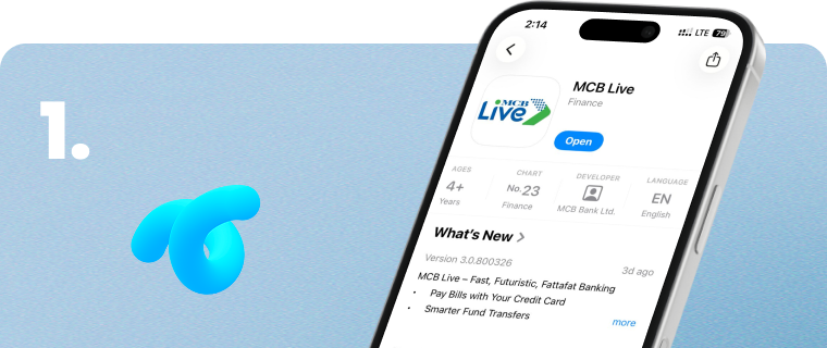 Download MCB Live App