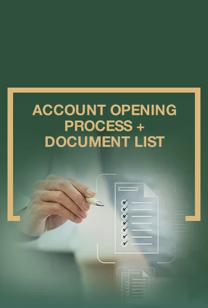 Account Opening Process + Document List