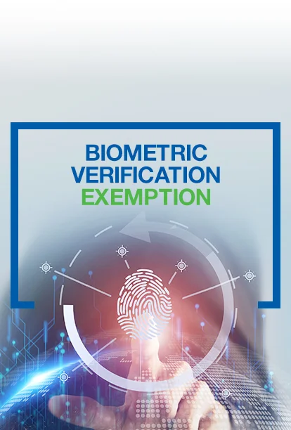 MCB Live Biometric Verification Exemption Guidelines