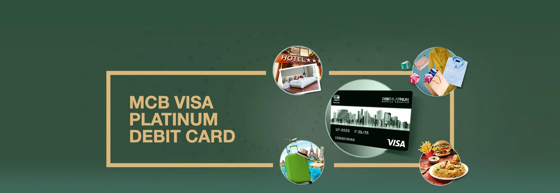 MCB Visa Platinum Debit Card